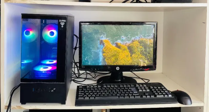 Computador Completo i5, 8gb, ssd 120gb, hd 320gb, monitor 19, wifi, barato
