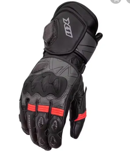 Luva Moto X11 Racer 2 Couro Esportivo Motociclista Proteção