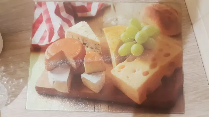 Tábua de Queijo e frios em Vidro