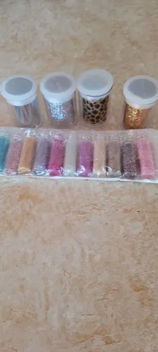 Kit de Glitter para Unhas
