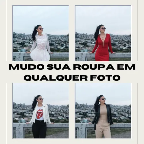Troco sua roupa em qualquer foto