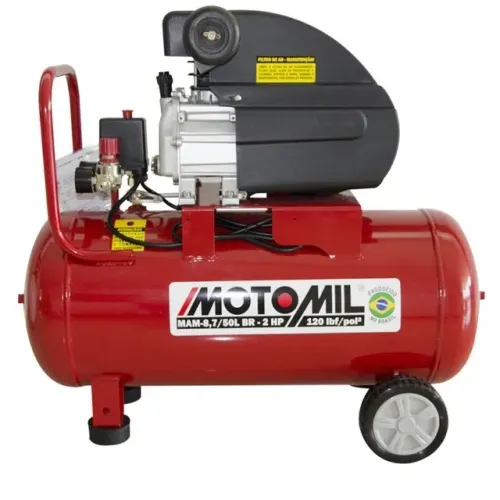 COMPRESSOR 50L MOTOMIL 120LBS 2HP 220V NAC MAM-8,7/50BR 