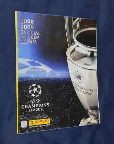 ALBUM FIGURINHA CHAMPIONS LEAGUE 2008 2009 TOTALMENTE VAZIO