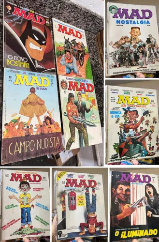 Revista Mad 9 revistas em português 