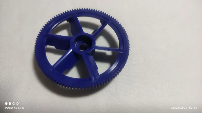 Engrenagem de plástico azul .auto rotativa classe 450