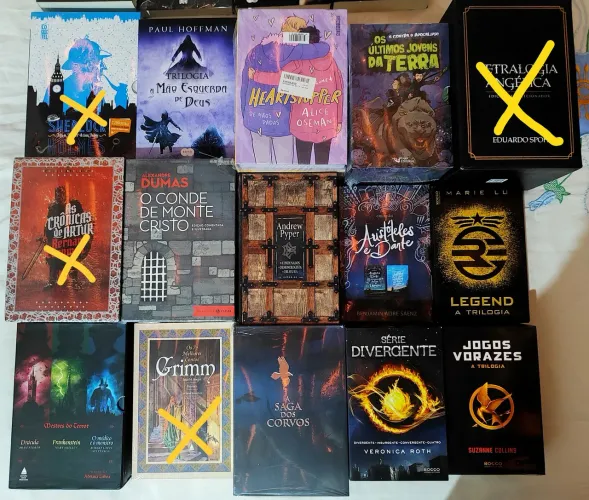 Boxes de livros - Preço na Descrição 