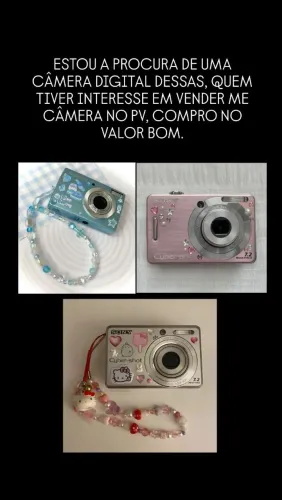 Estou a procura de uma câmera digital pequena