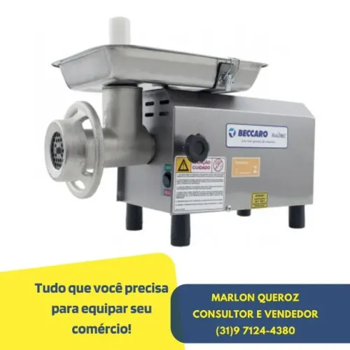 Moedor de Carne Boca 08 Beccaro Bivolt Novo