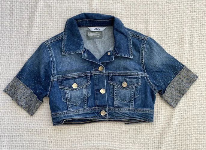 Jaqueta Liu Jo cropped Jeans P