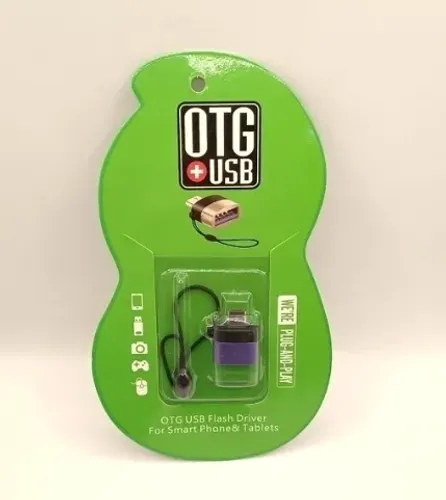 ADAPTADOR OTG V8/ USB EC10187 - MUNDO DA MUSICA
