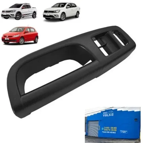 Puxador de porta esquerdo para Gol, Voyage e Saveiro 2003 a 2023