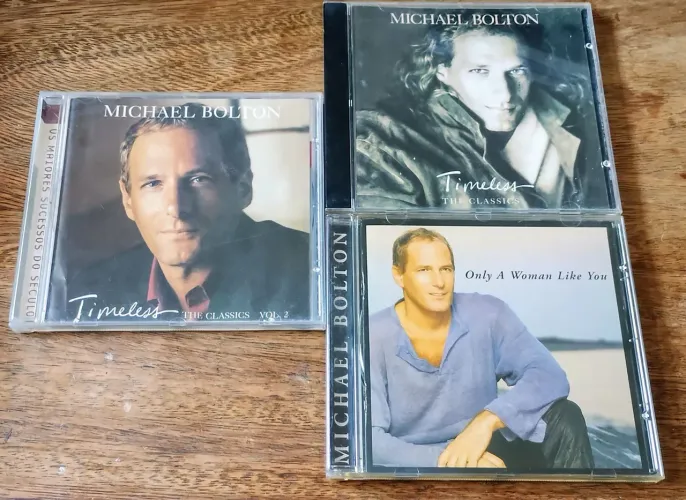 03 CDs Michael Bolton - Timeless e Only a Woman Like You