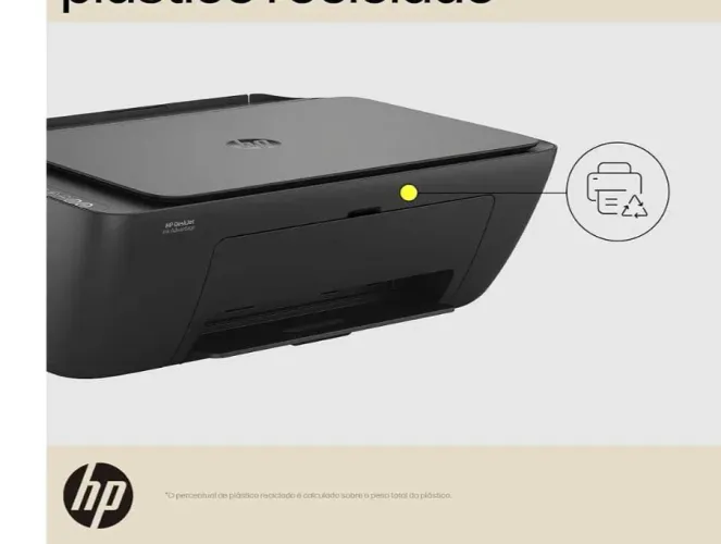 Impressora Multifuncional HP Deskjet Ink Advantage 2874 Colorida, Wi-ffi Scanner, USB
