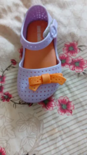 Mini melissa lilás sapatilha
