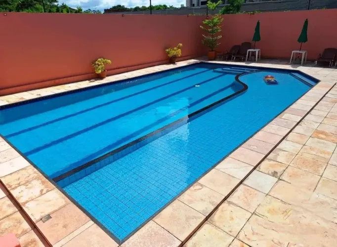 2 quartos com suíte, lazer piscina deck, churrasqueira vista mar liga 9 87 48 31 08 Diego#