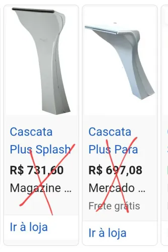 Cascata para piscina IGUi plus Splash Nova, na caixa
