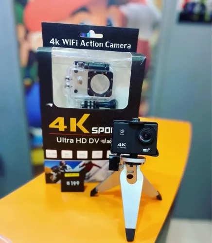 Câmera de Ação 4K WiFi - Filmagens Incríveis!