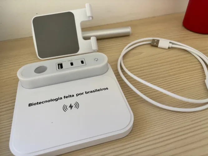 Carregador Wireless e Suporte para Celular