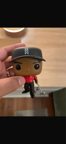 Boneco funko tiger woods raro novo comprado em Chicago