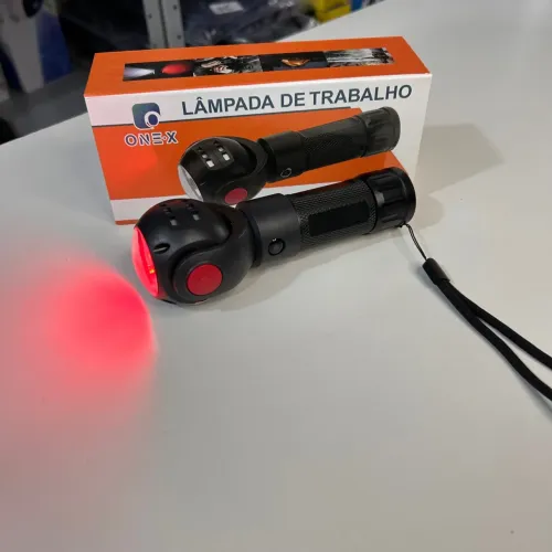 Lanterna de led cabeça giratória 6 modos