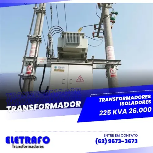 Transformador Isolador 225 kVA - Segurança para Grandes Sistemas