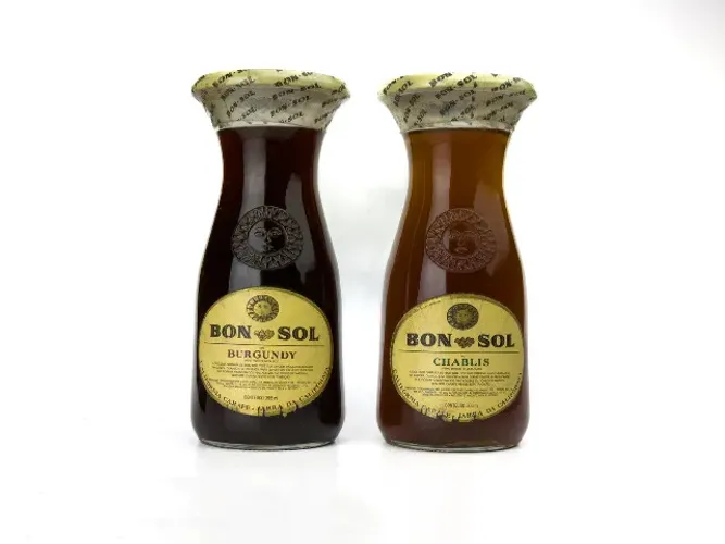 Vinho Bon Sol - anos 80 - Kit com 2 garrafas lacradas