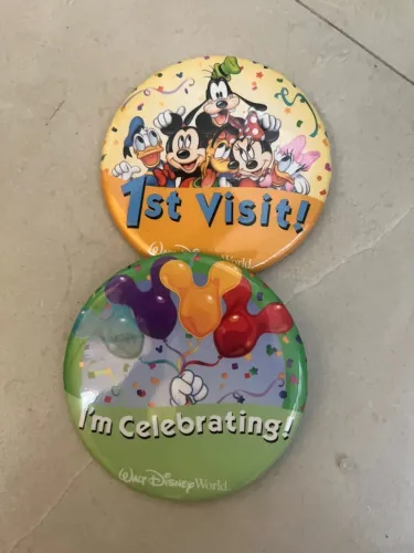 Bottons Disney: 1ª Visita e Celebrando