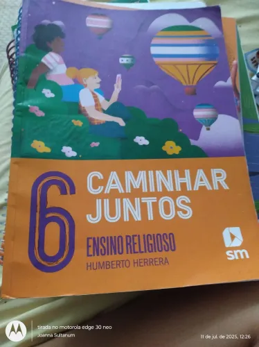 Livro Caminhar Juntos 6º Ano Ensino Religioso