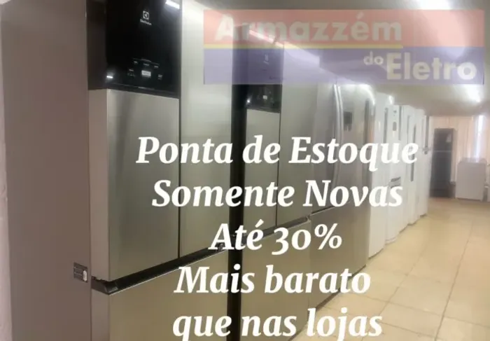 Ponta de Estoque /Outlet de Geladeiras "Novas"