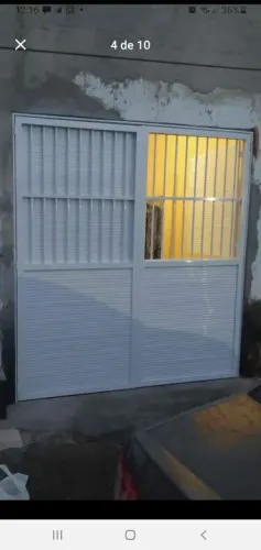 Portão de alumínio