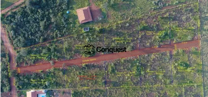 Terreno, Chácara com 1.800m² área plano - Serra Azul - Matheus Leme