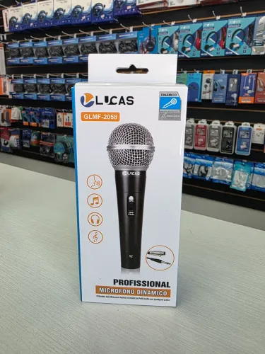 Microfone com fio profissional 