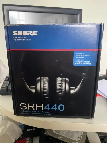 Fone de ouvido Shure SRH440 profissional de estúdio
