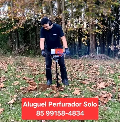 Aluguel perfurador de solo trado carbon fak