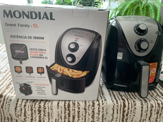 Vendo fritadeira erflay mundial família 5 L 220volts