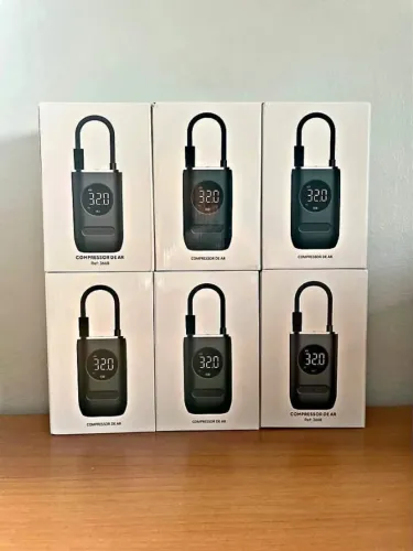 Mini compressor de Ar Portátil Novo Lacrado a Pronta Entrega