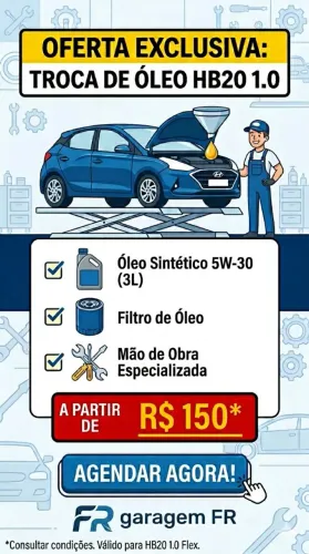 Troca de óleo HB20 1.0