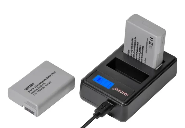 Kit PARA NIKON EN-EL 14a c/ carregador <br>Baterias<br>para<br>Nikon<br>EN-EL 14a<br>com<br>carregador<br>NOVAS