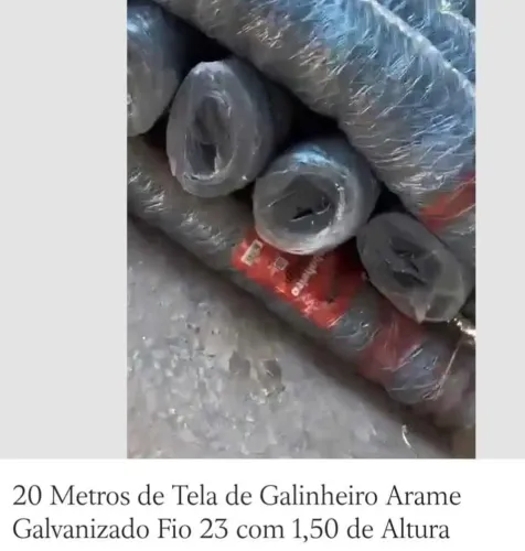 Tela simples de galinheiro