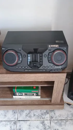 Som LG XBOOM CJ88 2900W RMS - Bluetooth, USB, Karaokê - Completo