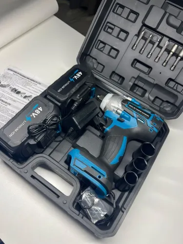 CHAVE DE IMPACTO 48V COMPLETA COM MALETA E ACESSÓRIOS