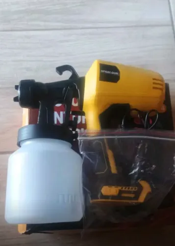 Pistola de pintura a bateria