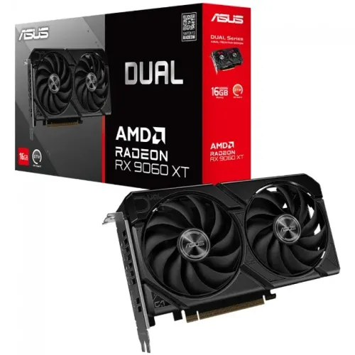 Placa de Video Asus RX 9060 XT Dual 16GB GDDR6 [nova]