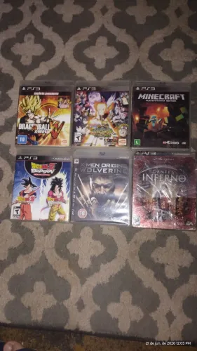 Lote de jogos raros de ps3 mídia física 