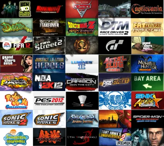 Jogos PSP + Adaptador Memory Stick + Cartão 64GB (30 games ou mais). Leia!