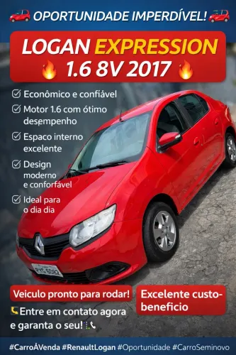 Renault Logan Expression Hi-flex 1.6 8V 4P 2017