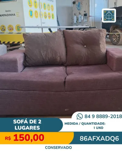 SOFÁ DE 2 LUGARES
