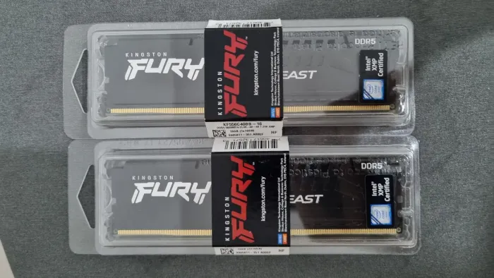 Memória DDR5 Kingston Fury Beast 2x16Gb
