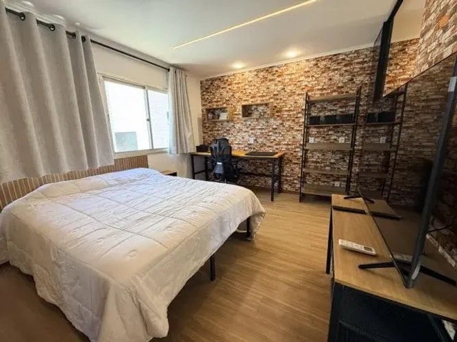 Apartamento Mobiliado para Locação no Setor Sudoeste, Brasília - 1 Dormitório, 30m², Vaga