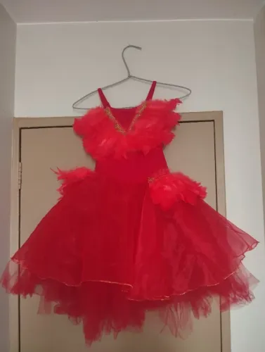 Fanstasia Infantil - Arara Vermelha